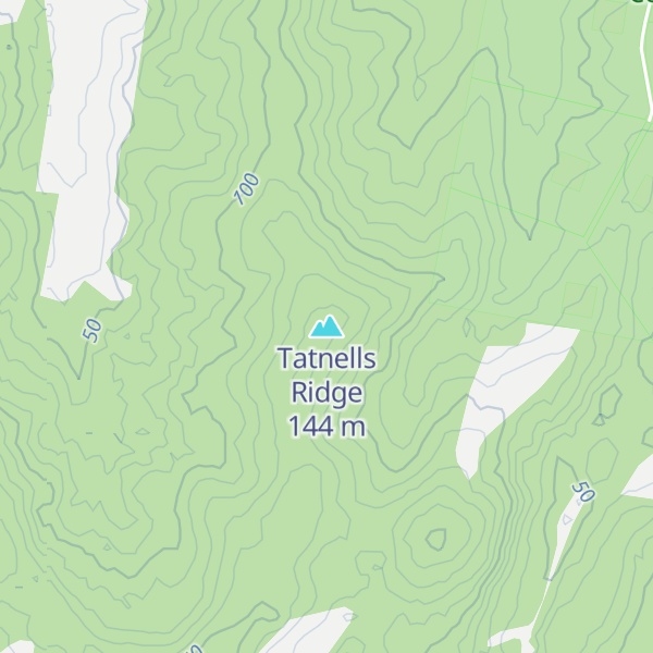 Map of Tatnells Ridge