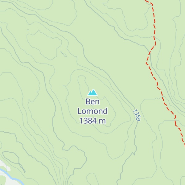 Map of Ben Lomond