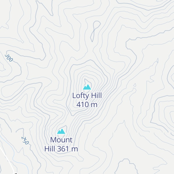 Map of Lofty Hill