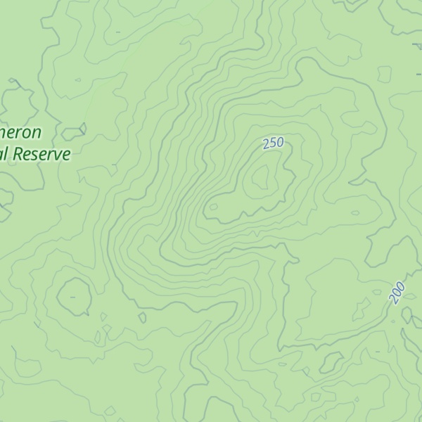Map of Single White Rock