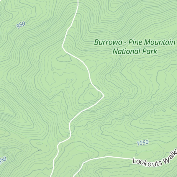 Map of Black Mountain