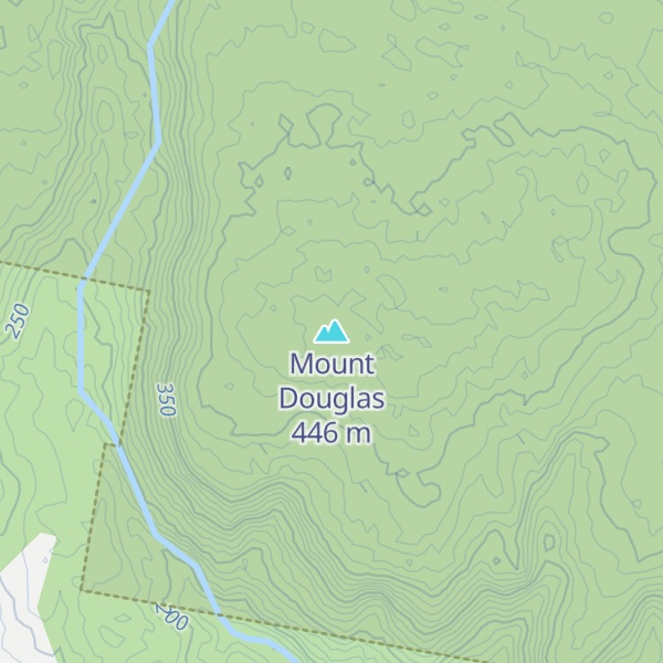 Map of Mount Douglas