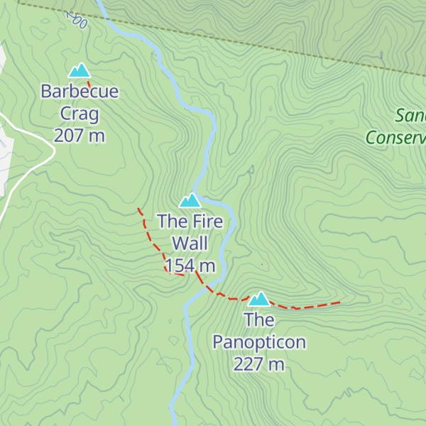 Map of Riverside Crag