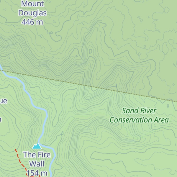 Map of North Ridge