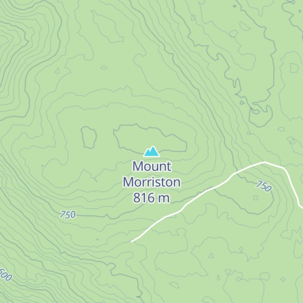 Map of Mount Morriston