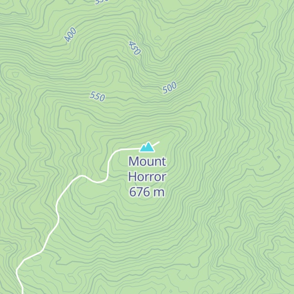 Map of Mount Horror
