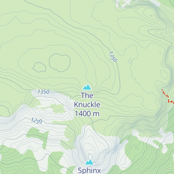 Map of The Knuckle