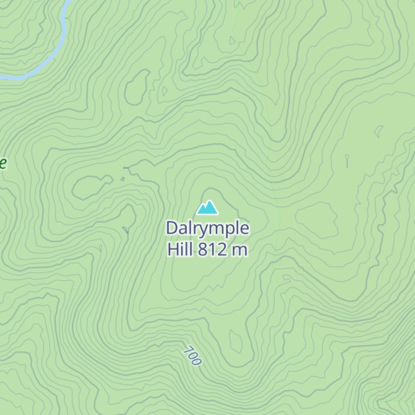 Map of Dalrymple Hill