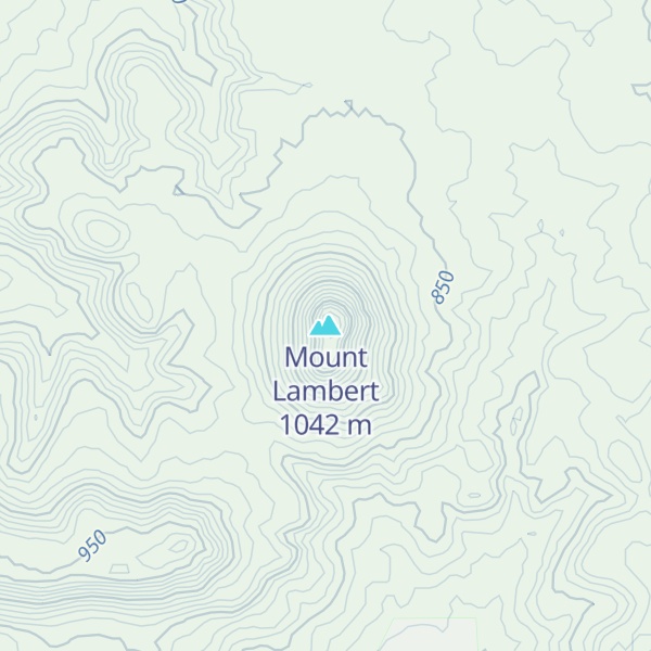 Map of Mount Lambert