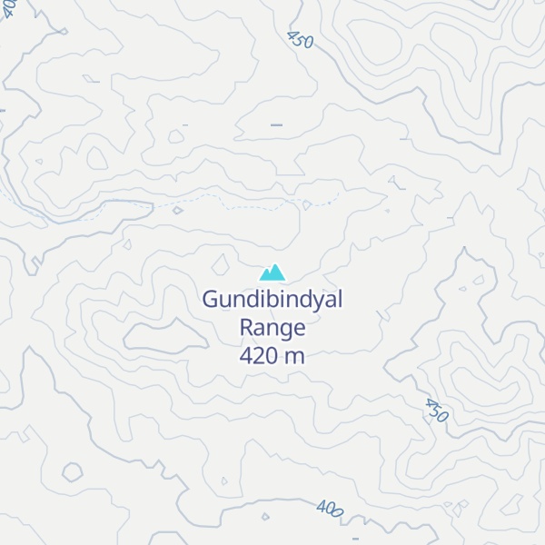 Map of Gundibindyal Range