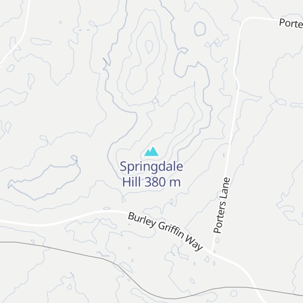 Map of Springdale Hill