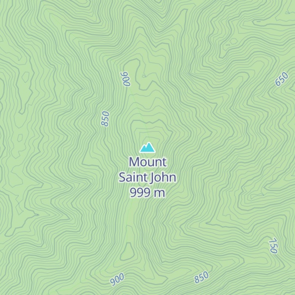 Map of Mount Saint John