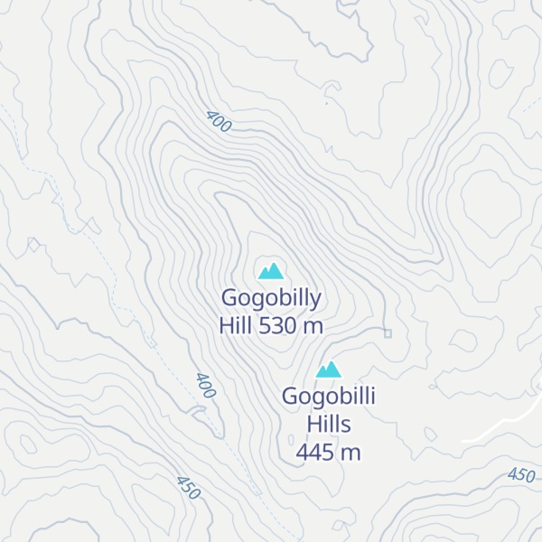 Map of Gogobilly Hill