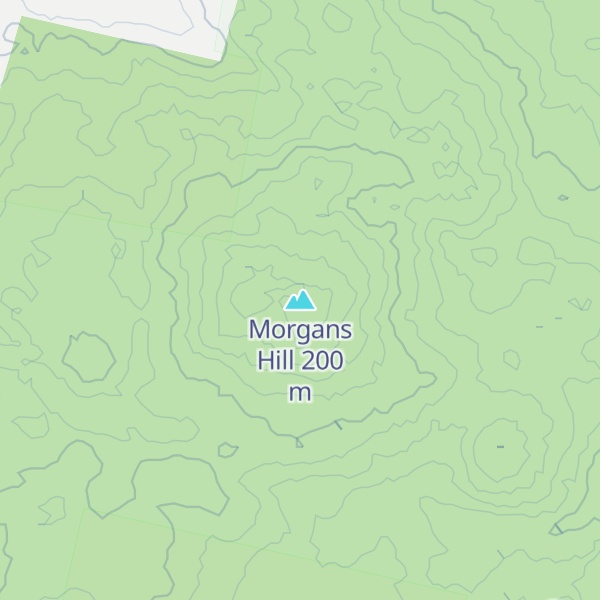 Map of Morgans Hill