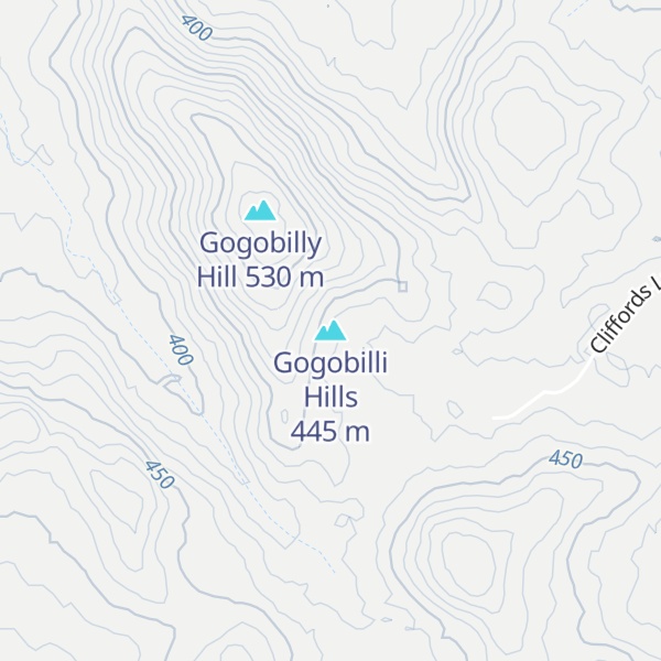 Map of Gogobilli Hills