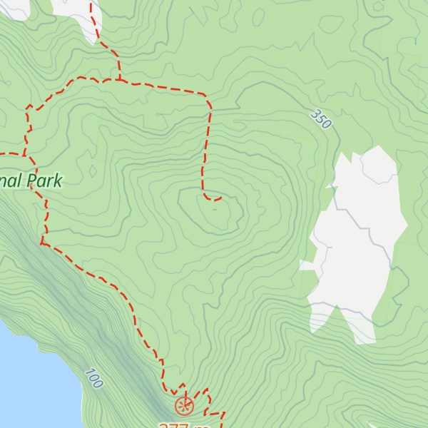 Map of Mount Raoul