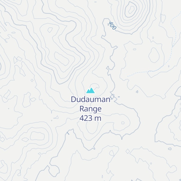 Map of Dudauman Range