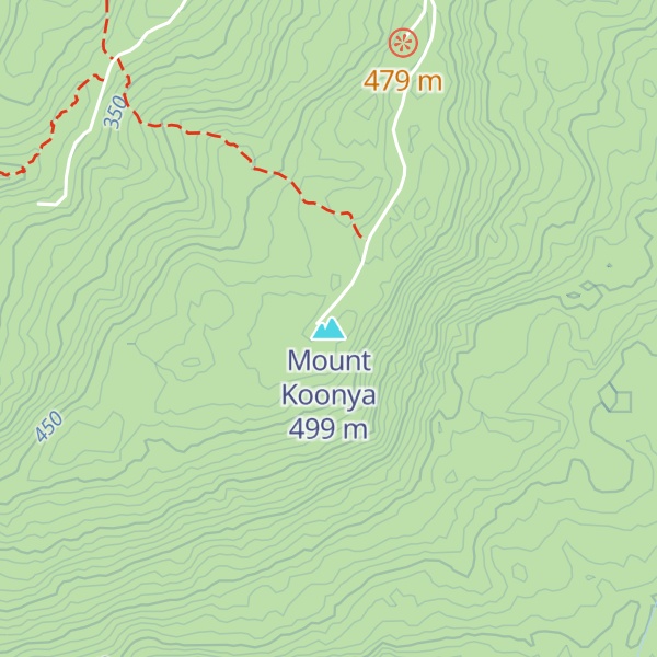 Map of Mount Koonya