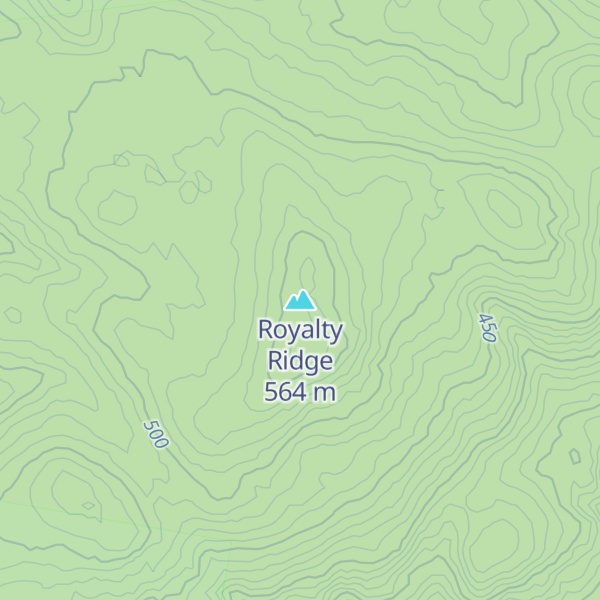 Map of Royalty Ridge
