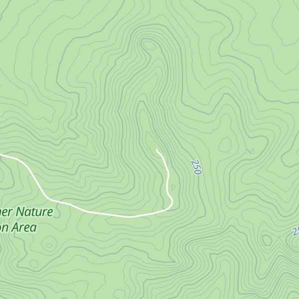 Map of Mount Tanner
