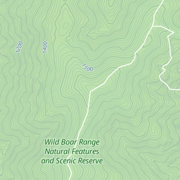 Map of Mount Sassafras