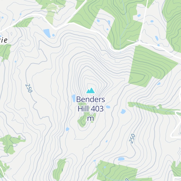 Map of Benders Hill