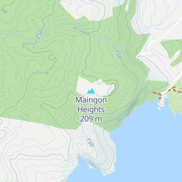 Map of Maingon Heights