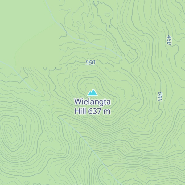 Map of Wielangta Hill