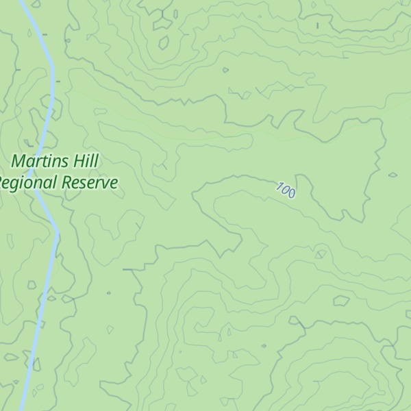 Map of Martins Hill