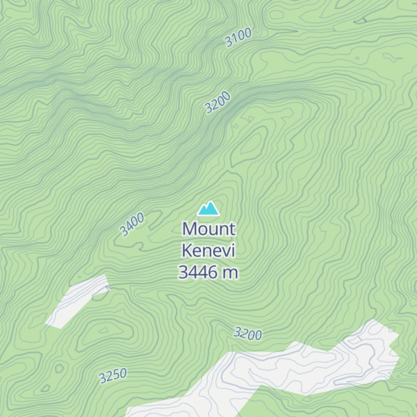 Map of Mount Kenevi