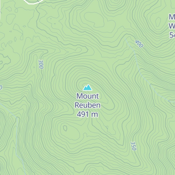 Map of Mount Reuben