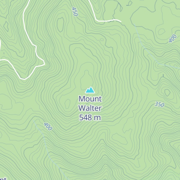 Map of Mount Walter