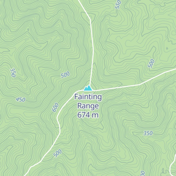 Map of Fainting Range