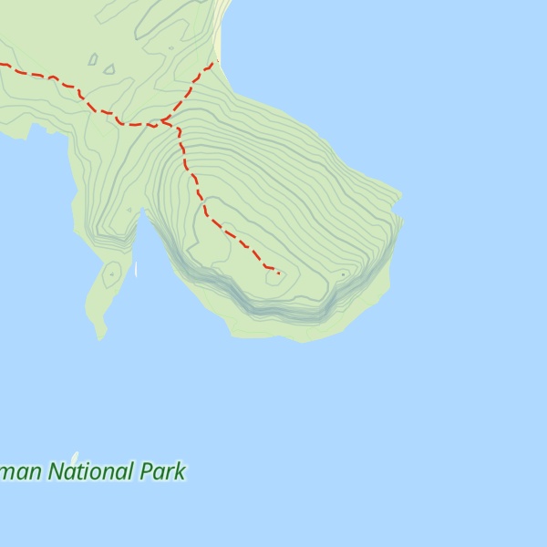 Map of Mount Brown