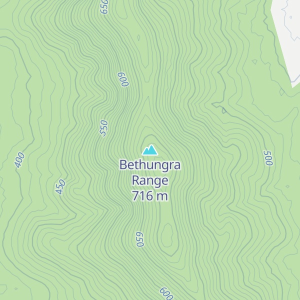 Map of Bethungra Range