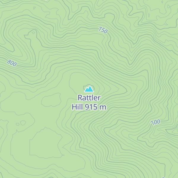 Map of Rattler Hill