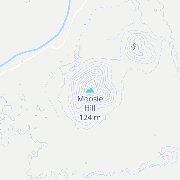 Map of Moosie Hill