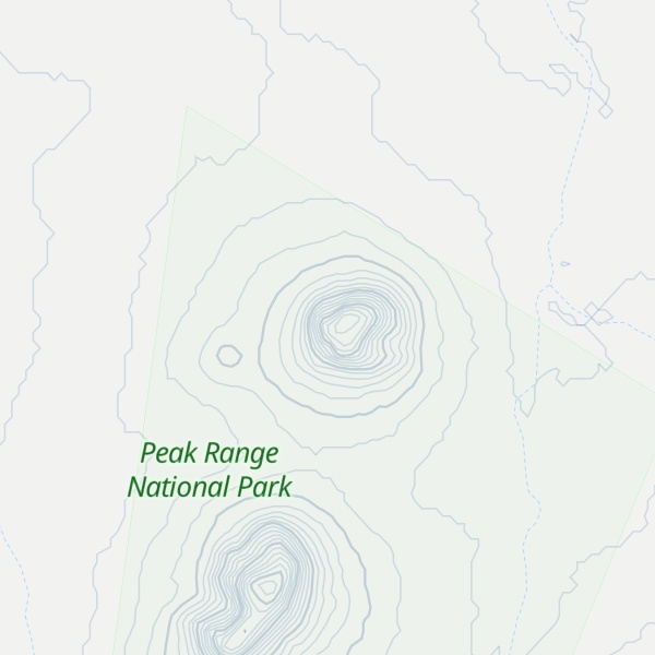 Map of Mount Castor