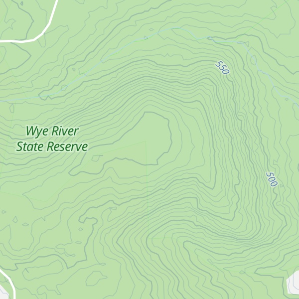 Map of Big Peppermint Hill