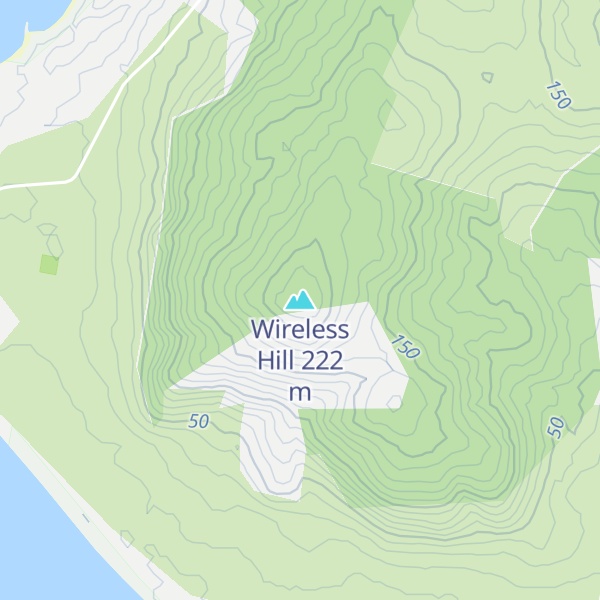 Map of Wireless Hill