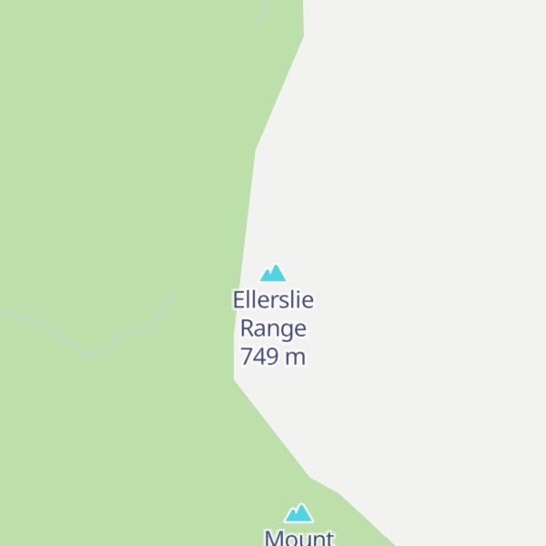 Map of Ellerslie Range
