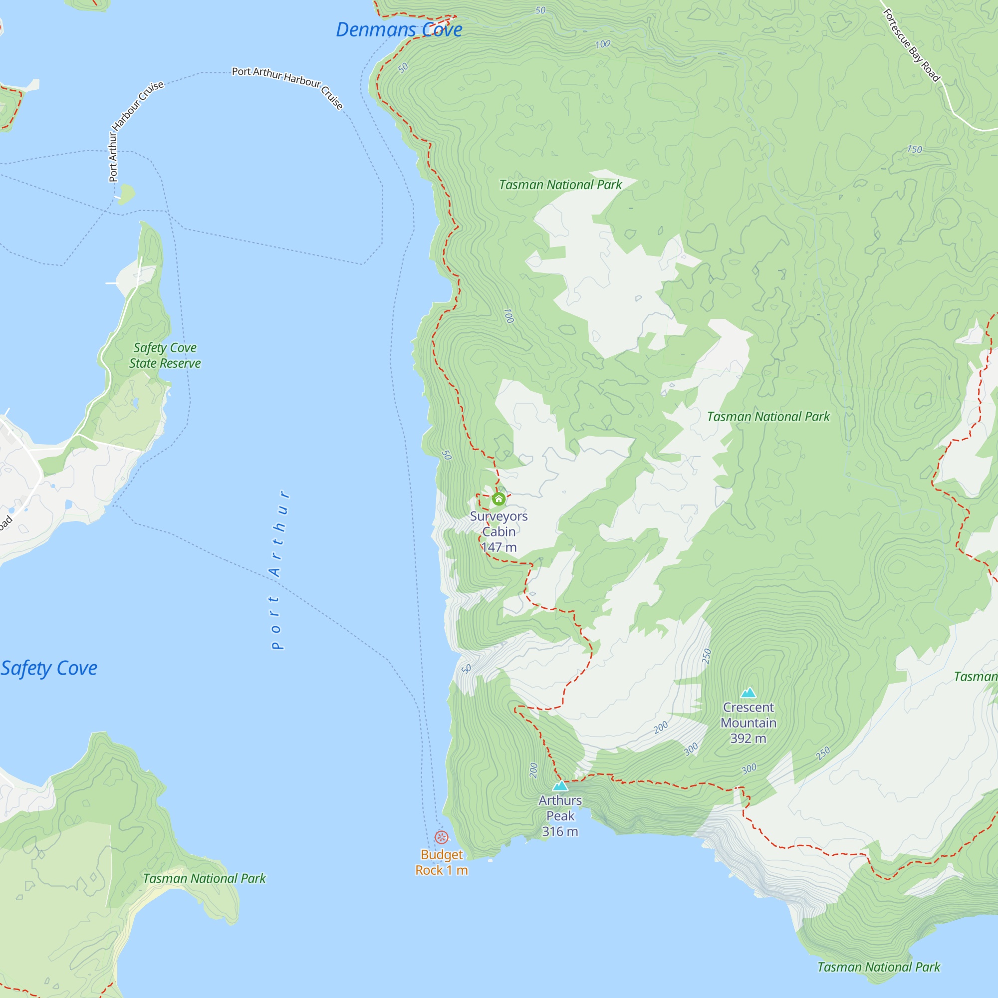 Surveyors Cabin map