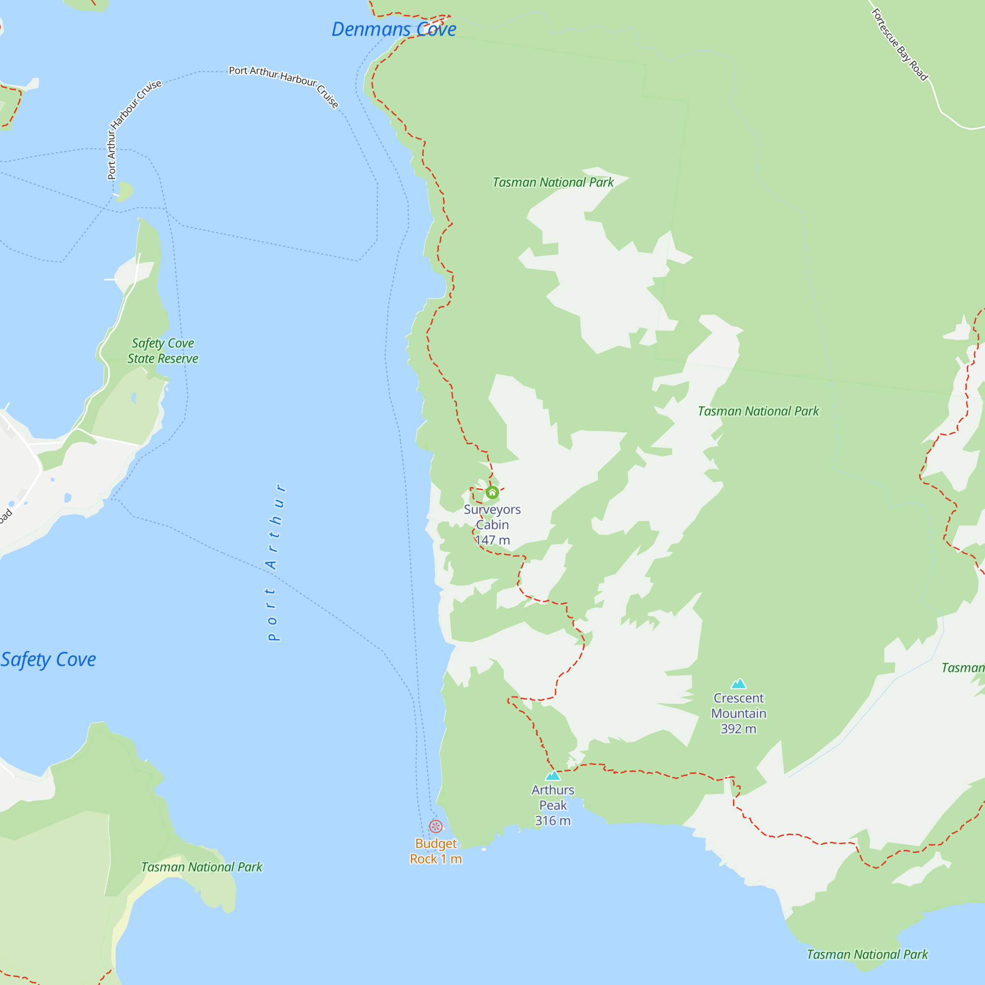 Surveyors Cabin map