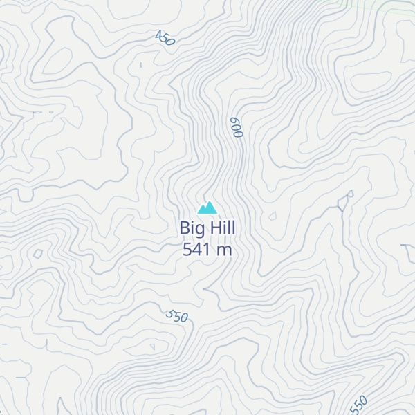 Map of Big Hill