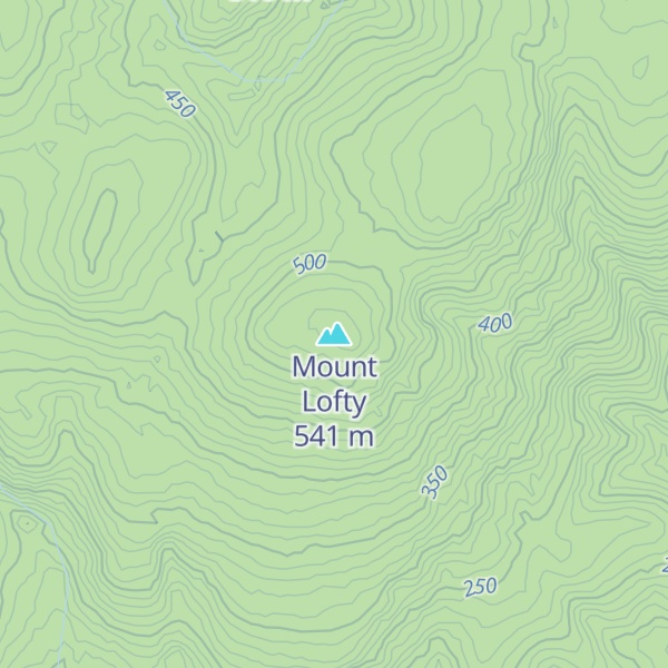 Map of Mount Lofty