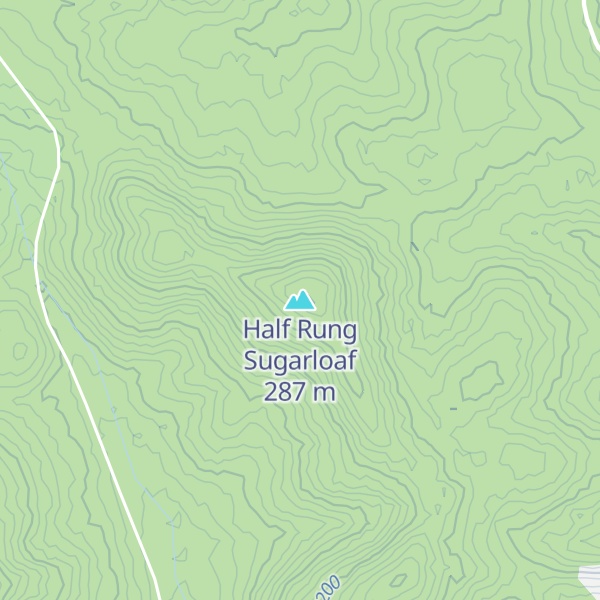 Map of Half Rung Sugarloaf
