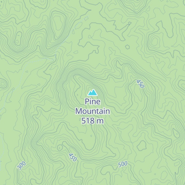 Map of Pine Mountain