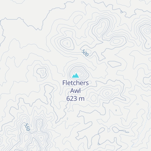 Map of Fletchers Awl