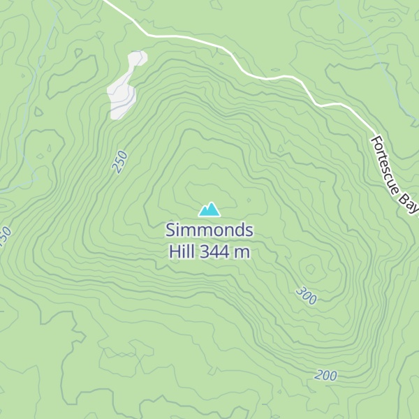 Map of Simmonds Hill