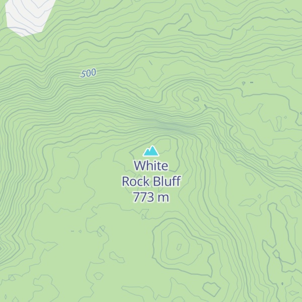 Map of White Rock Bluff